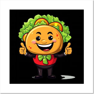 kawaii Taco T-Shirt cute potatofood funny Posters and Art